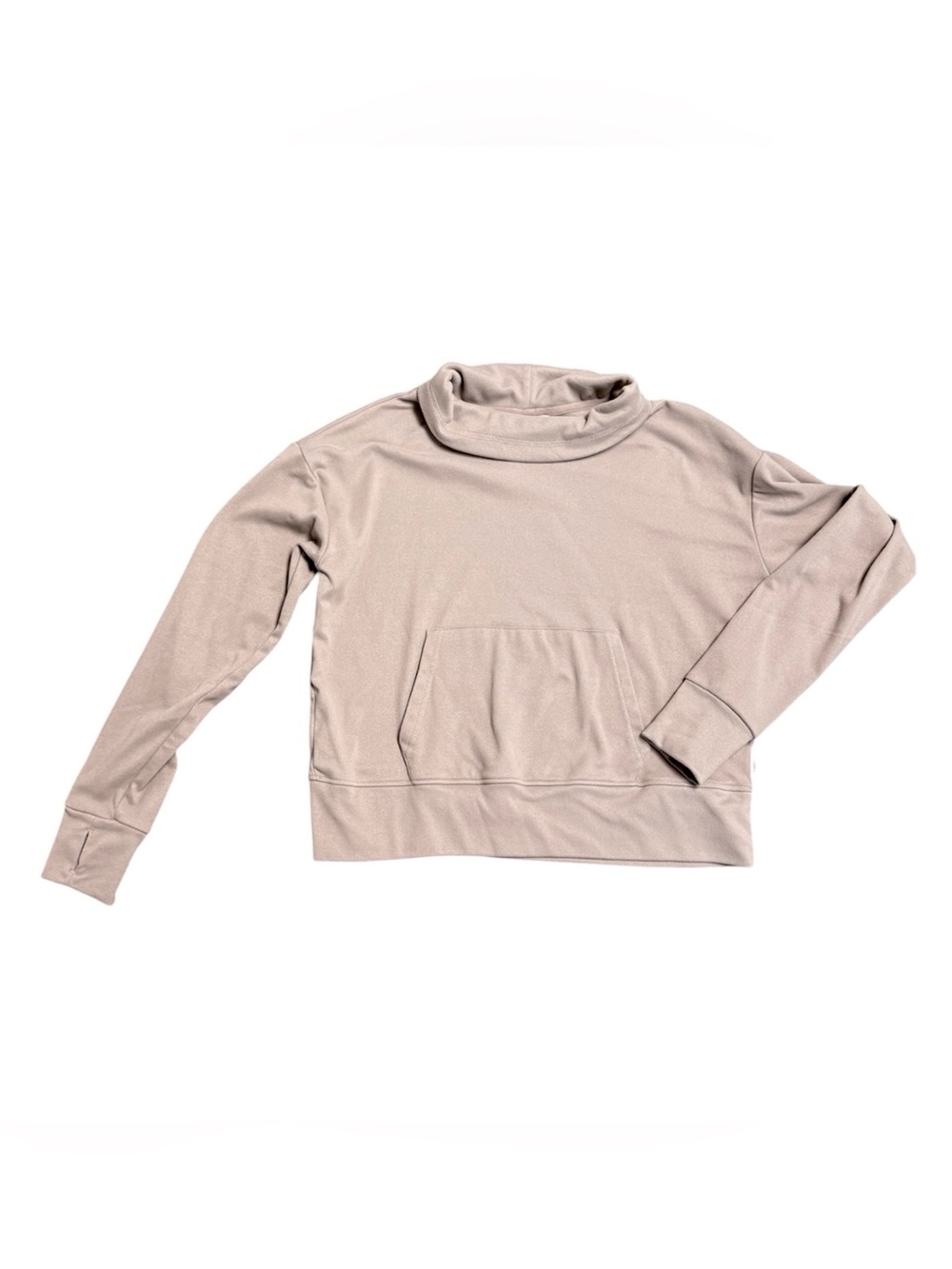BearPaw Women's Cowl Neck Pullover Sweater - Light Beige size medium